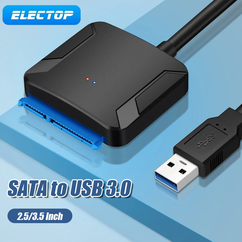 ELECTOP компьютерный аппаратный Кабель USB 3 0 к Sata адаптер конвертер резьбовой в 2 5/3 5
