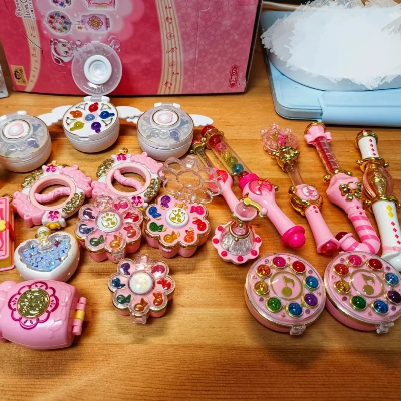 Фото Magic Wand Bandai Ojamajo Doremi — коллекционная палочка Porun Light-Up Transformation Gashapon (в наличии) №1