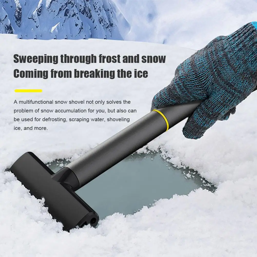 

Car Ice Scraper Windshield Snow Defrost Tire Gravel Cleaning Removal Winter Tool Scraping Snow Car Shovel Window Accessorie O3V8