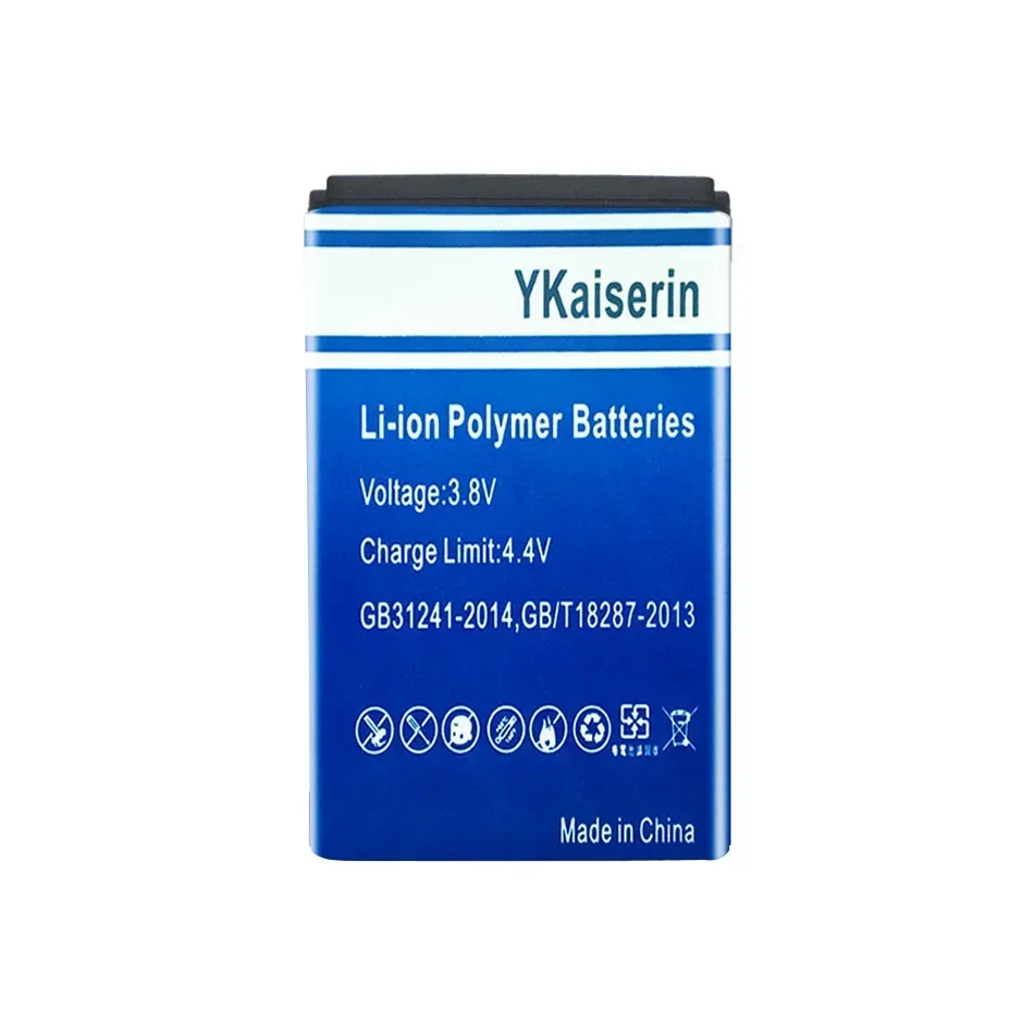 Аккумулятор YKaiserin BL-6C BL6C емкостью 2400 мАч для Nokia QDA+ 2110 2116 2125 2855 2865 6015i 6016i 6019i 6152 6275 E70