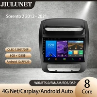 jiulunet for kia sorento 2 ii xm 2012 2021 carplay ai voice car radio 4g net multimedia video player navigation gps android