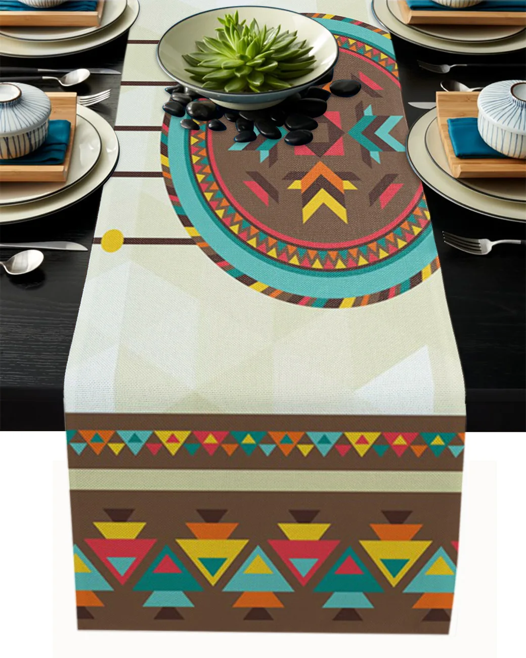 

Dream Catcher Feather Table Runner Table Flag Home Party Decorative Tablecloth Table Runners For Wedding
