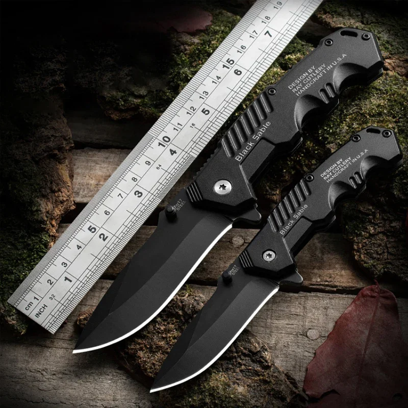 

NEW EDC 57HRC High hardness folding knife mountain climbing camping fishing barbecue knife outdoor survival knife