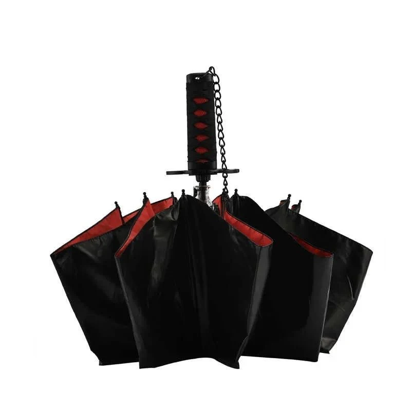 Японское аниме Bleach Samurai Katana Sword Зонт от дождя Ветрозащитный солнцезащитный крем