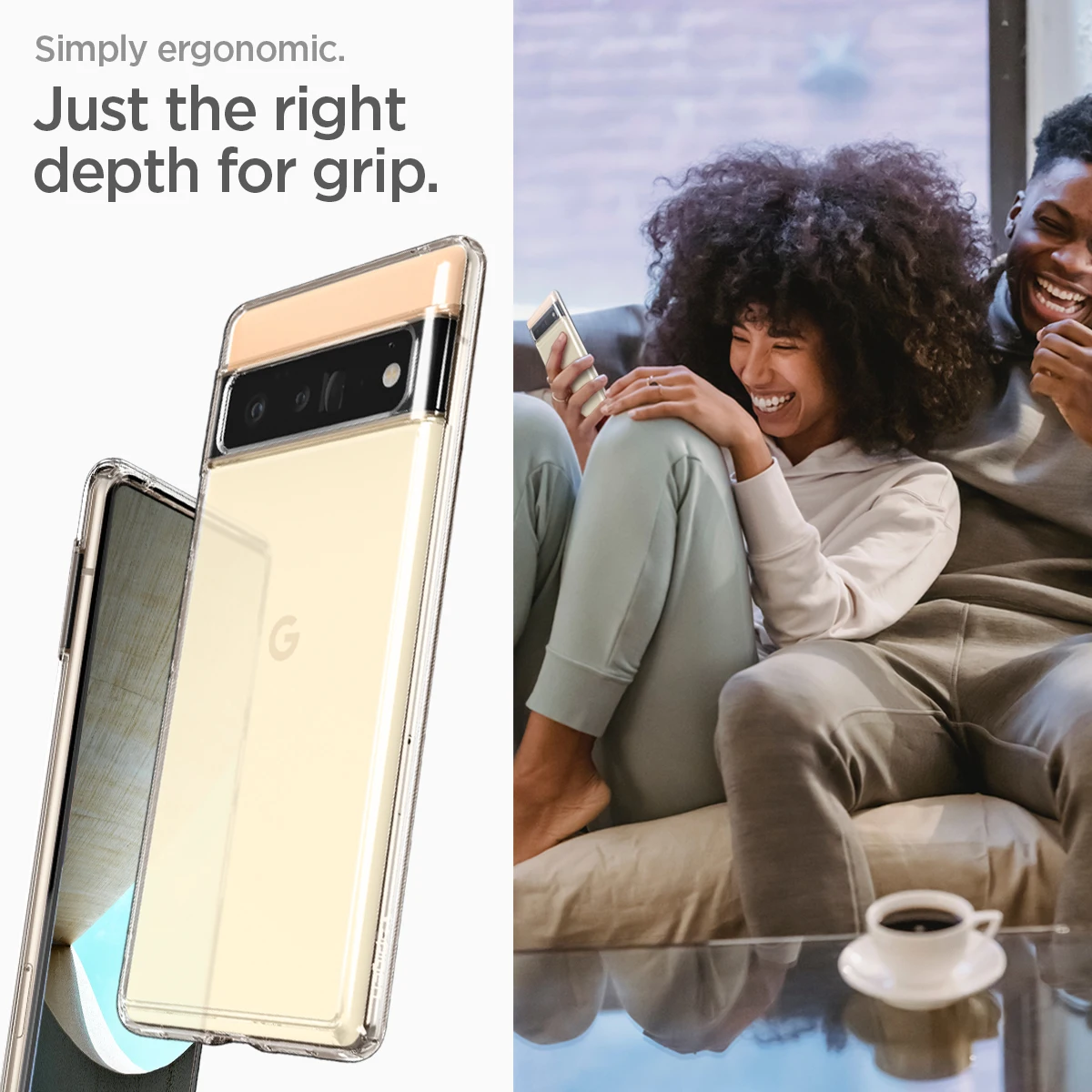 Ультрагибридный чехол Spigen для Google Pixel 6 / Pro-более длительная четкость с жесткой
