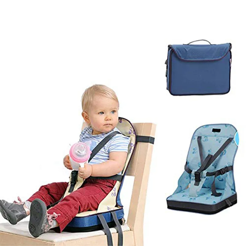 Baby Dining Chair Bag Baby Portable Seat Oxford Water Proof Fabric Infant Travel Foldable Child Belt Feeding High Chair
