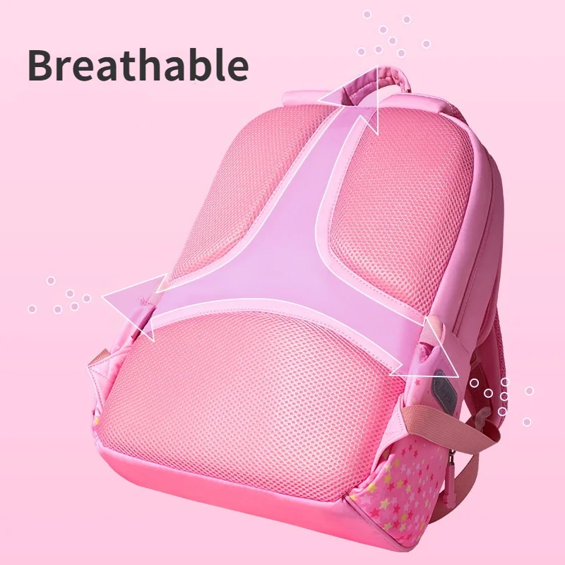 Girls Princess Sweet Fashion Little Star Love Heart Pearl Backpacks New Children Students Grades 1-3 Lightweight Schoolbags Hot