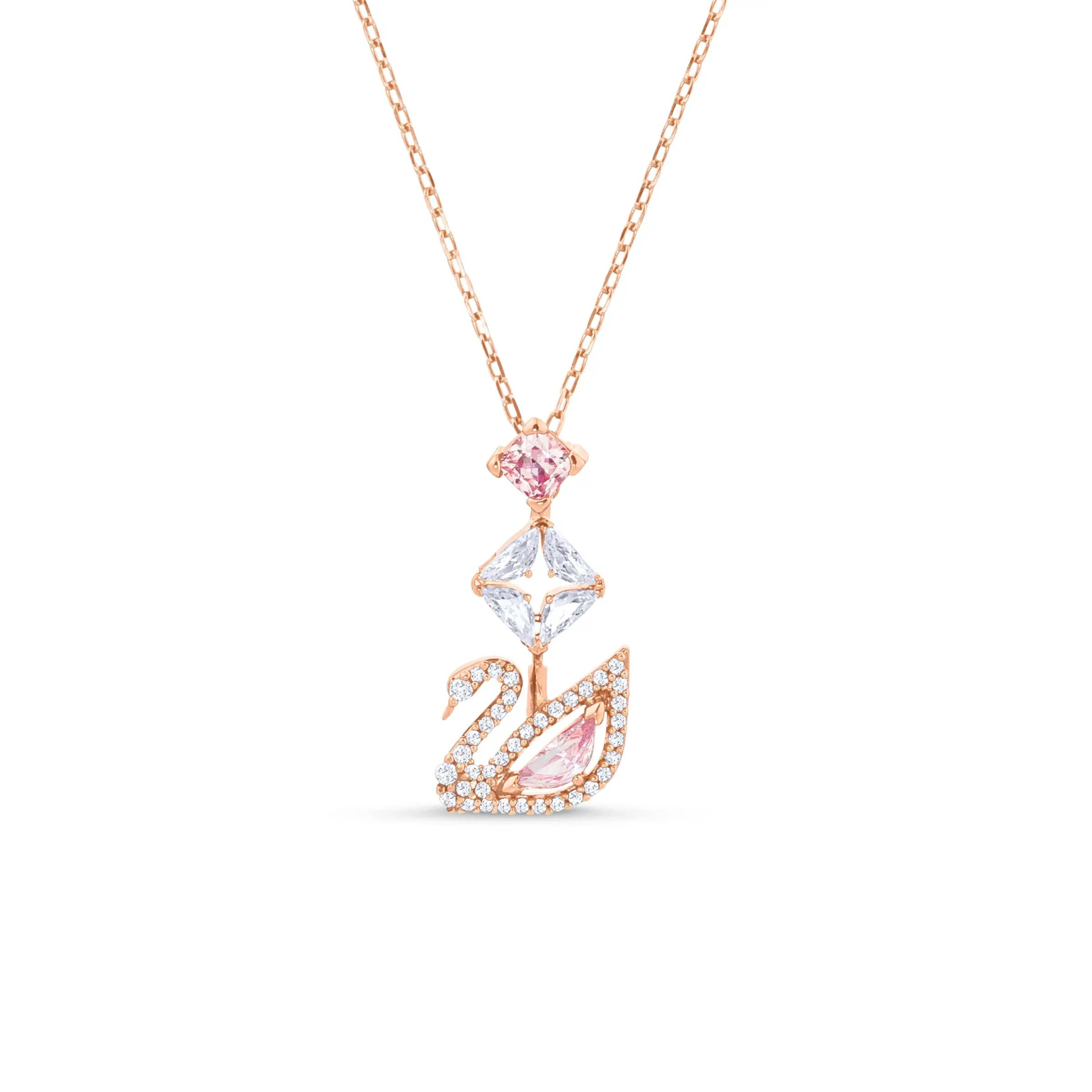 

Dazzling Swan Jewelry Collection, Blue Crystals, Pink Crystals, Clear Crystals