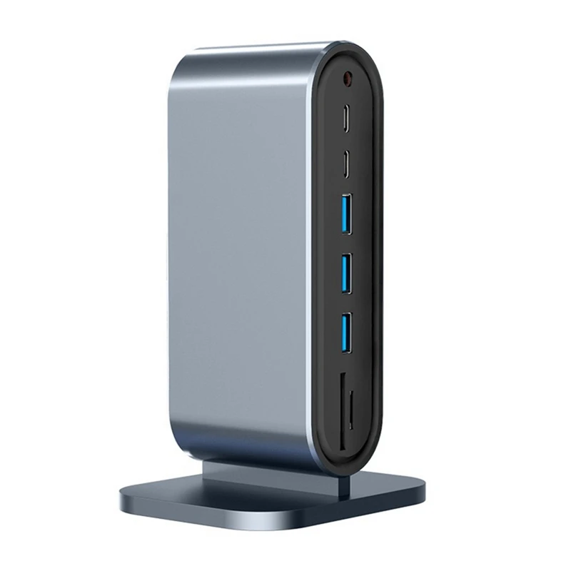 

Док-станция HOT-Type C USB 3,0 для 4K HD RJ45 PD100W TF/SD карт