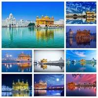 Golden Temple Amritsar Diamond Art Painting Kit India Sikhism Landscape Cross Stitch Embroidery Picture Mosaic Living Room Decor