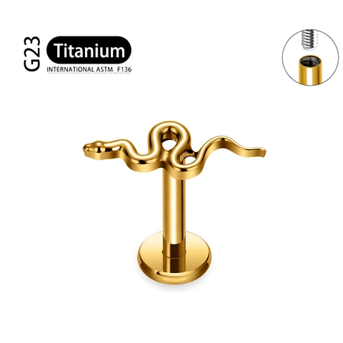 Серьги-гвоздики из титана MVKJ