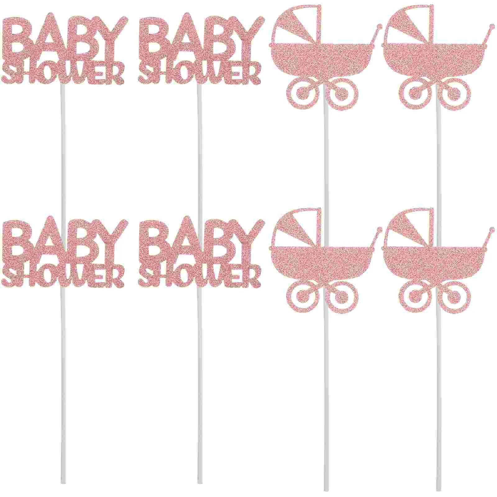 

12pcs Baby Shower Cupcake Toppers Cupcake Toppers Cake Picks Dessert Toppers Baby Shower Cake Ornament Party Dessert Decor