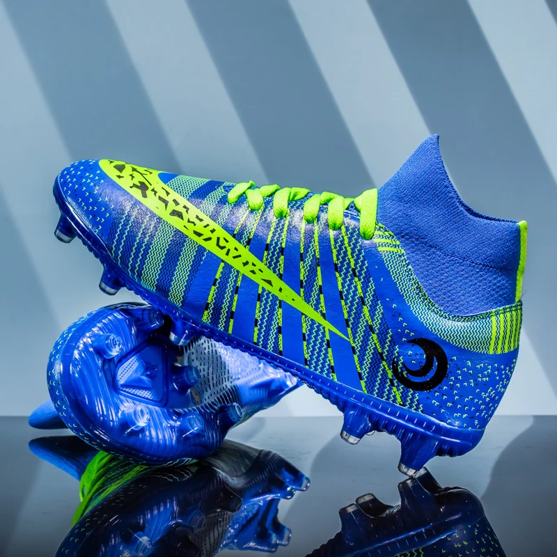 36-44# Professional Unisex Soccer Shoes TF/FG Ankle Football Boots Outdoor Grass Cleats Football Shoes