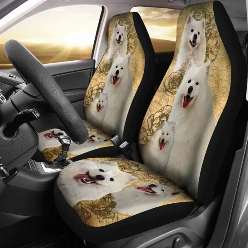 

Samoyed, Dog Lover Gift, Car Seat Covers, Car Accessories, Gift for Her, Custom Seat Covers, Custom Made Cover, Car Decor, Front