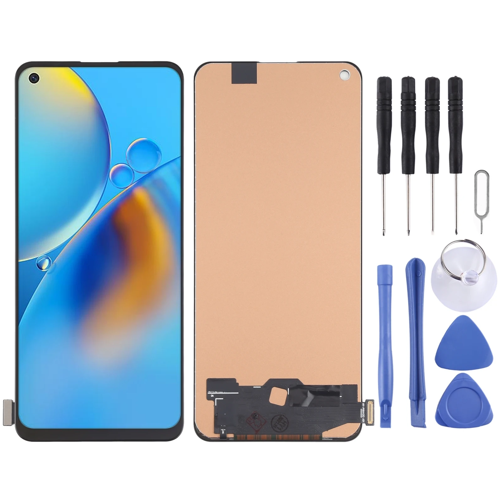 

TFT Material LCD Screen and Digitizer Full Assembly (Not Supporting Fingerprint Identification) for OPPO F19 / F19 Pro / F19 Pro