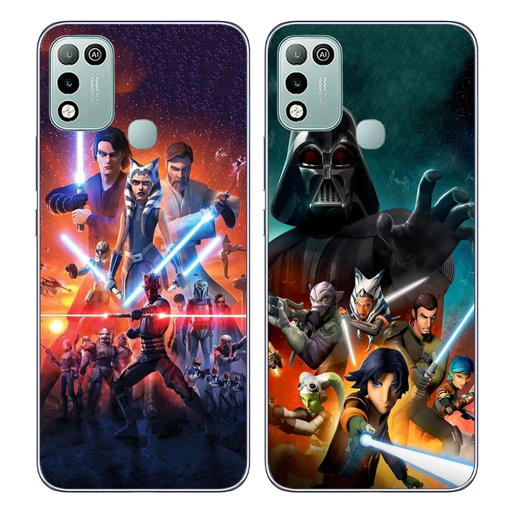 Stars Darths W-Wars Vaders TV Phone for Motorola Moto Edge 40 50 Pro 30 Ultra neo 20 Lite One Fusion G85 E22 E40 E30 E22I Case
