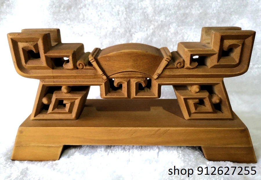 1-уровневая деревянная подставка Carve hui zhuan wen для японского меча Katana Nihonto