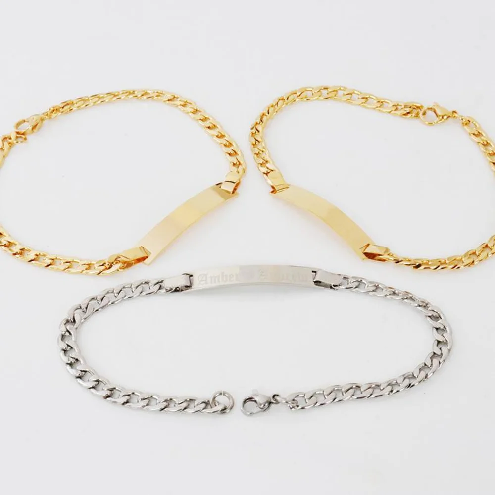 

Индивидуальные браслеты из кубинской кожи JewelryX, цепочка из нержавеющей стали, браслет унисекс, ювелирные изделия, подарок на день рождения