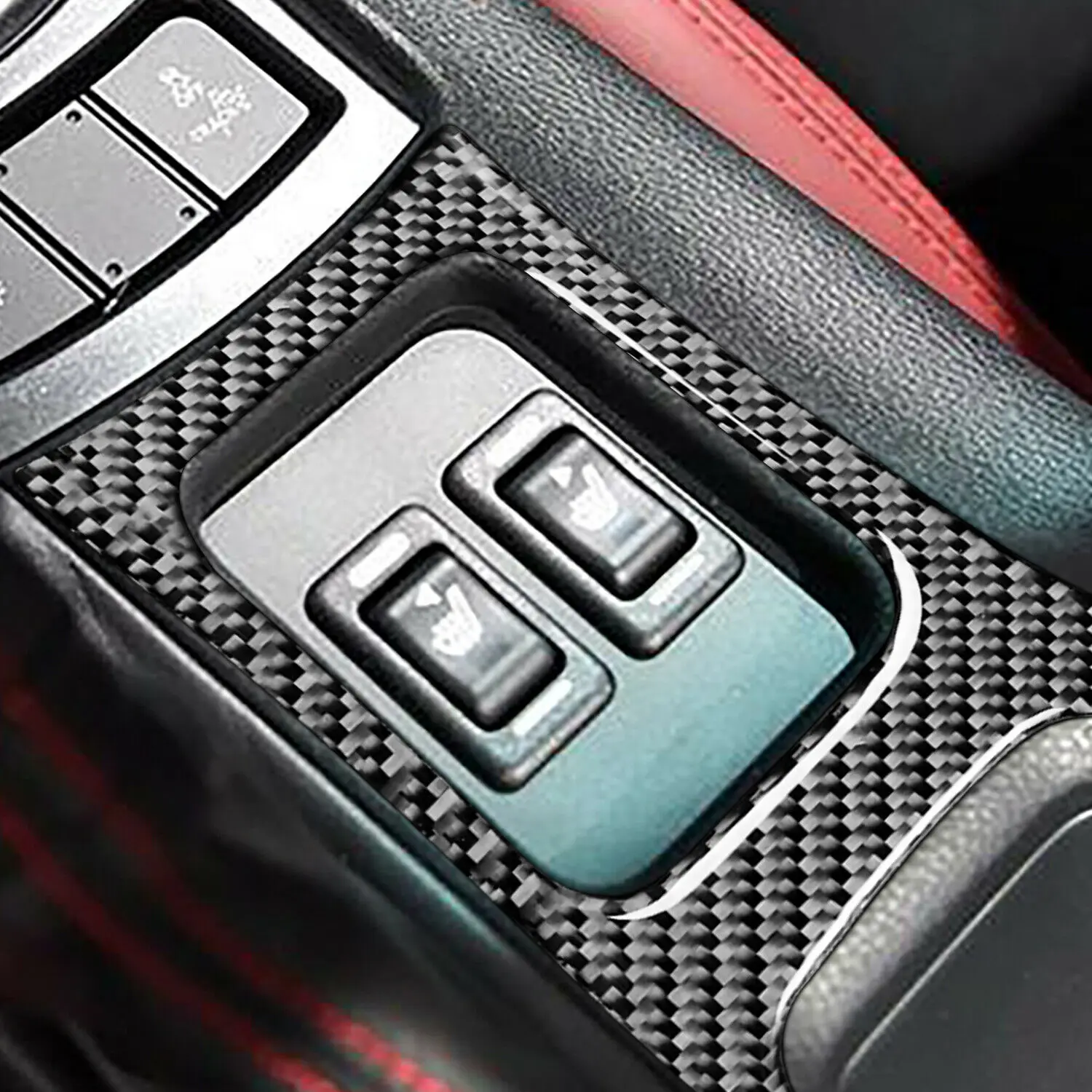 

Real Carbon Fiber Central Armrest Panel Cover For Toyota 86 Subaru BRZ 2017-2019
