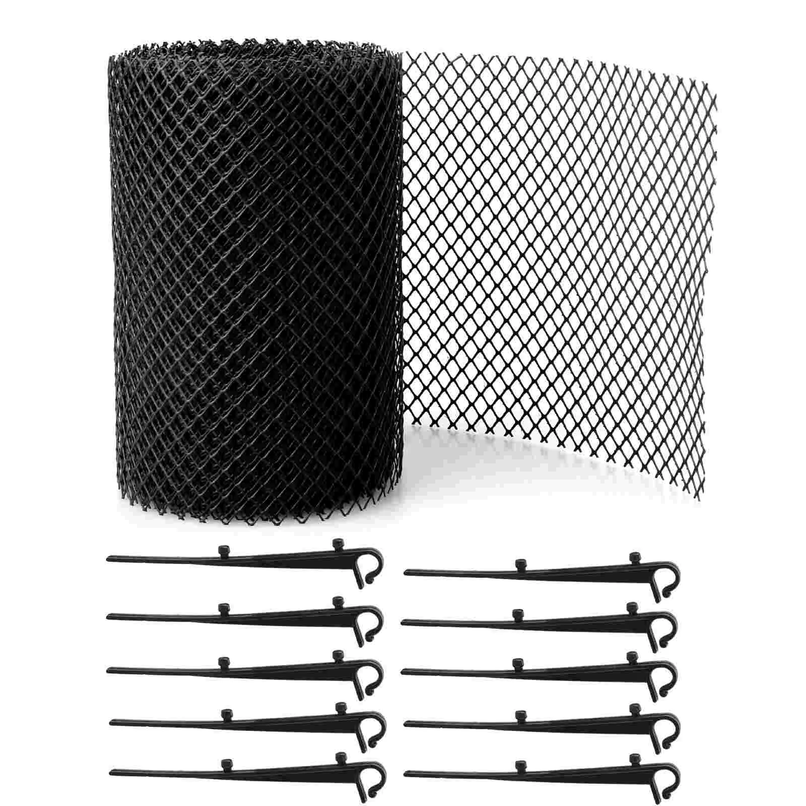 

Floor Net Cover Leaf Filter Gutter Protection Downspout Filter Trapezoidal Gutter Guard 6 Inch Abs Plastic Screen Mesh Strainer