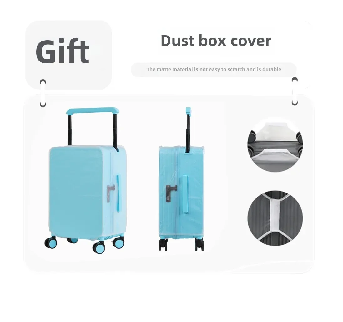 Новый широкий багаж с тягой дорожный чемодан амортизирующим колесом для