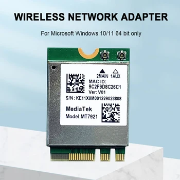 WiFi Interface Adapter Wireless Network Card 1800M MT7921 Bluetooth-compatible 5.2 Desktop Notebook for Laptop Notebook Computer 3