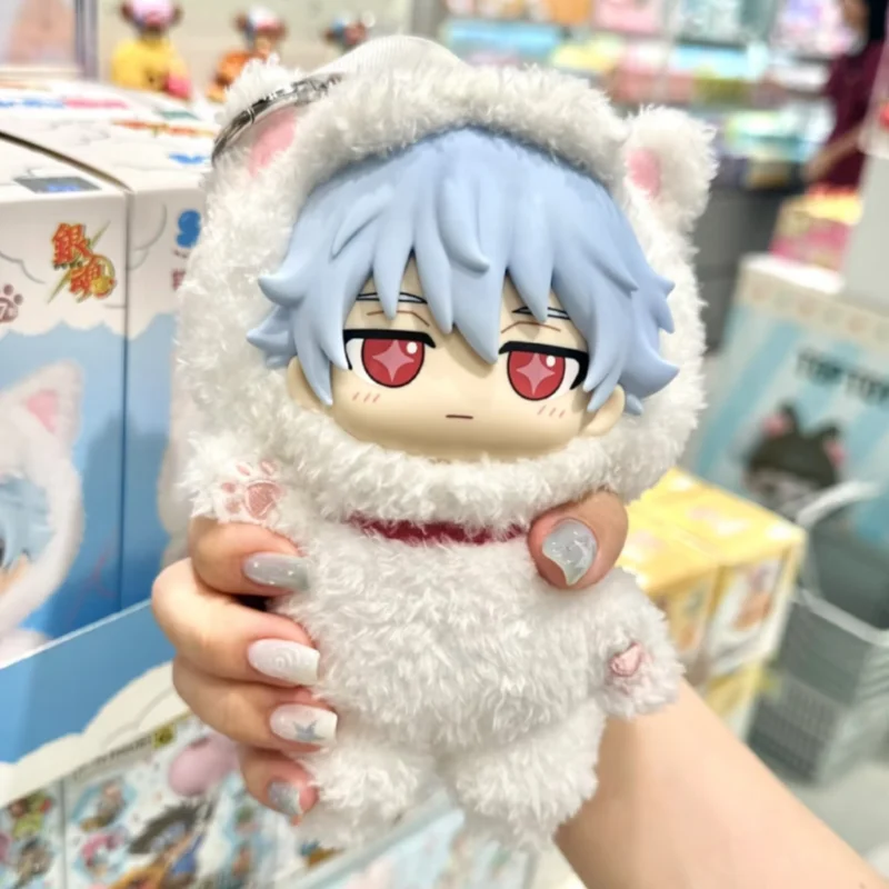 Фото Коллекционная виниловая фигурка Gintoki Sakata из серии Blind Box от Bandai Namco SofuNui Gintama: оригинальная милая загадочная коробка-сюрприз, подарок-сюрприз №1