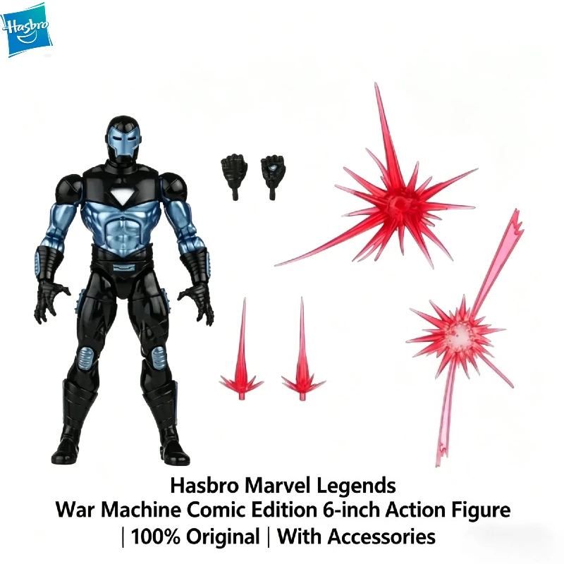 Фото В НАЛИЧИИ: Оригинальная коллекционная фигурка War Machine от Hasbro Marvel Legends Comic Edition, модель для подарка или украшения. №3