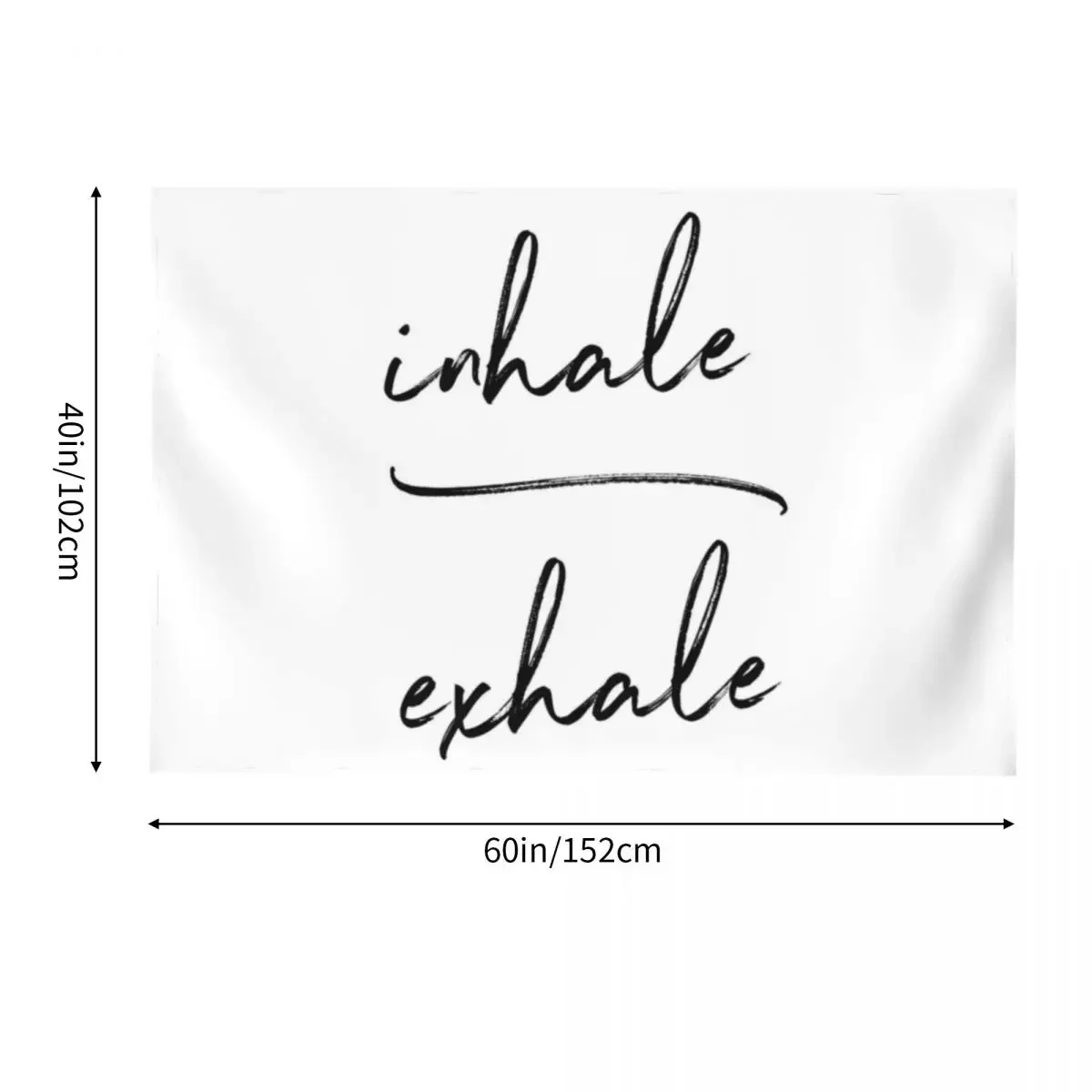 Вдох выдох йога гобелен украшения комнаты аксессуары для стены