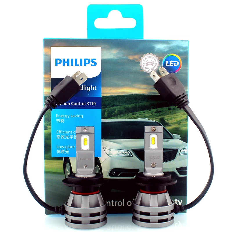 

Светодиодные Лампы Для Автомобильных Фар Philips H1 H3 H4 H7 H11 Ultinon Pro3101 12В/24В 6000K Ярко-белые HB3 9005 HB4 9006 H...