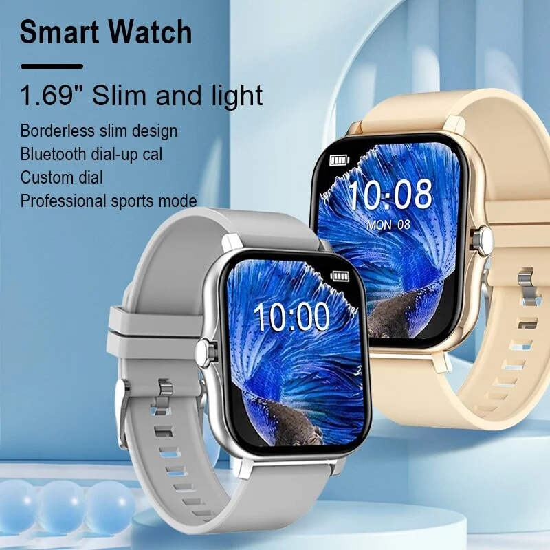 

Смарт-часы с поддержкой Bluetooth, сенсорным экраном 1,69 и возможностью звонка