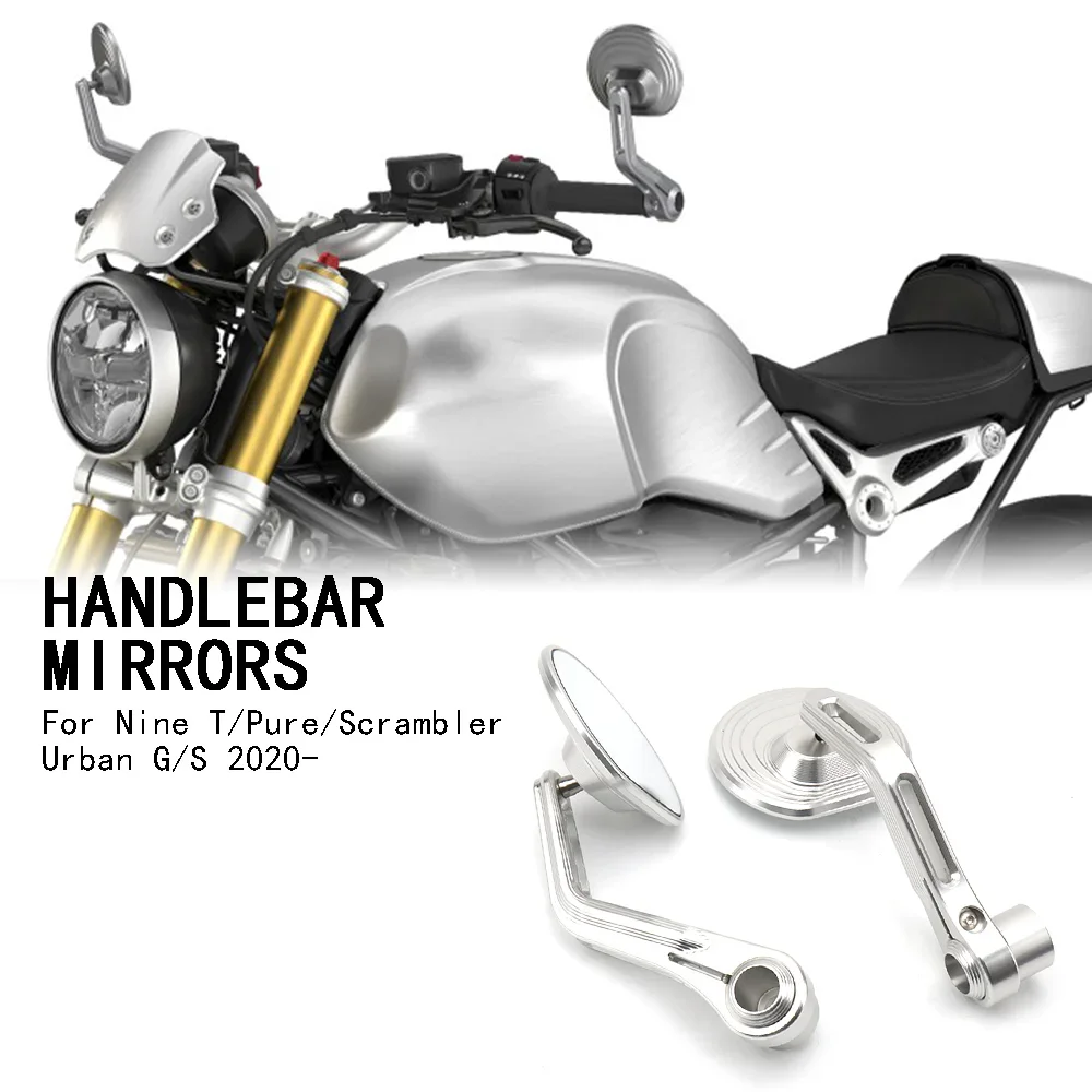 New Rearview Mirror Aluminum Bar End Side Handlebar Rear View Mirrors For BMW RNINET Scrambler Rninet Pure R NINE T Urban G/S