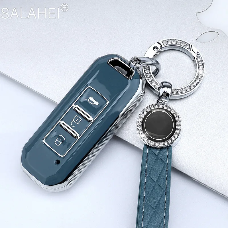 

Car Styling Soft TPU Key Case Full Cover Shell Holder For Wuling Hongguang Baojun 510 730 360 560 RS-5 530 630 Auto Accessories