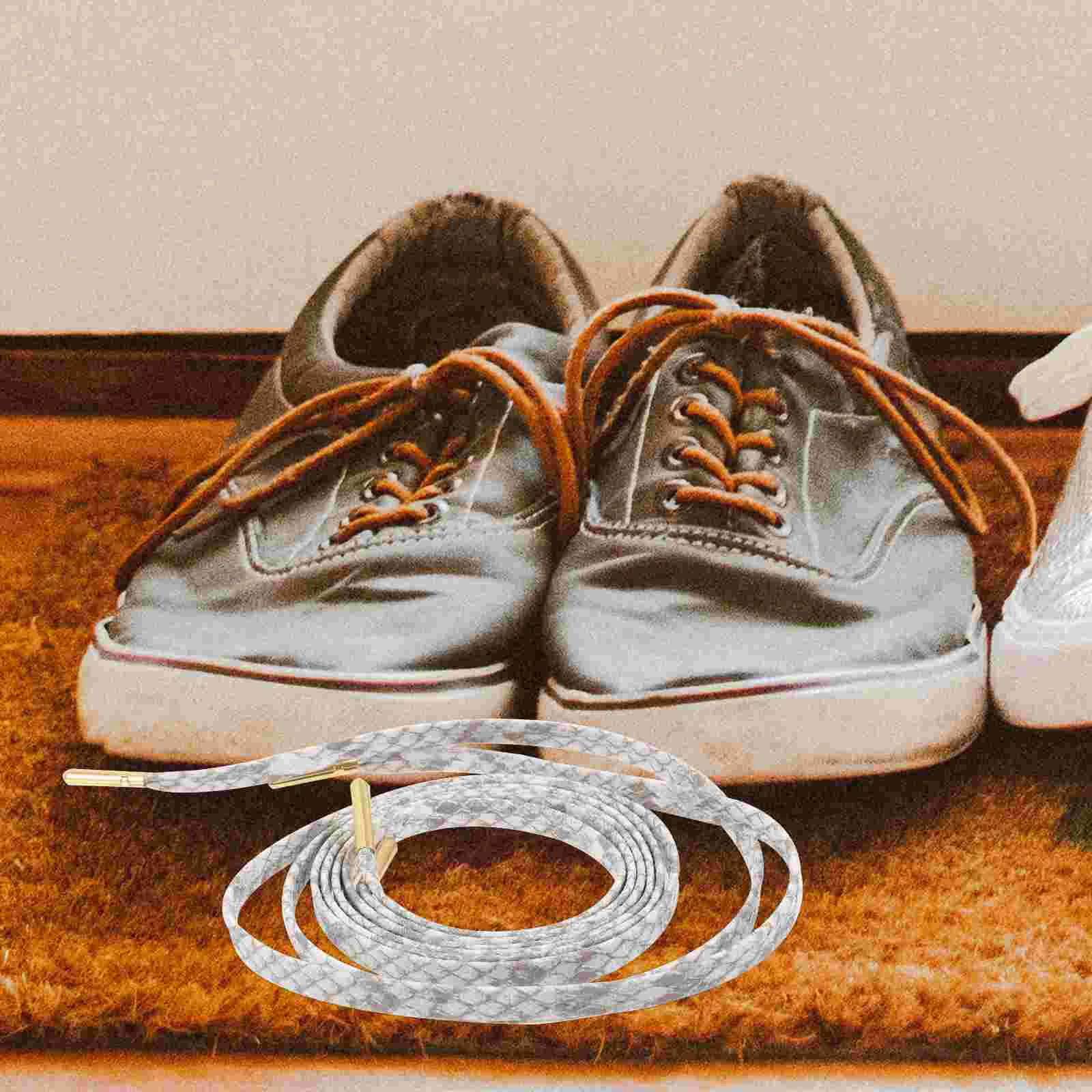 Shoe Laces Lace Shoes Sports Flat Shoelace Boot String Sneakers Shoelaces Boots Strings Black Rainbow Strap Gradient Color