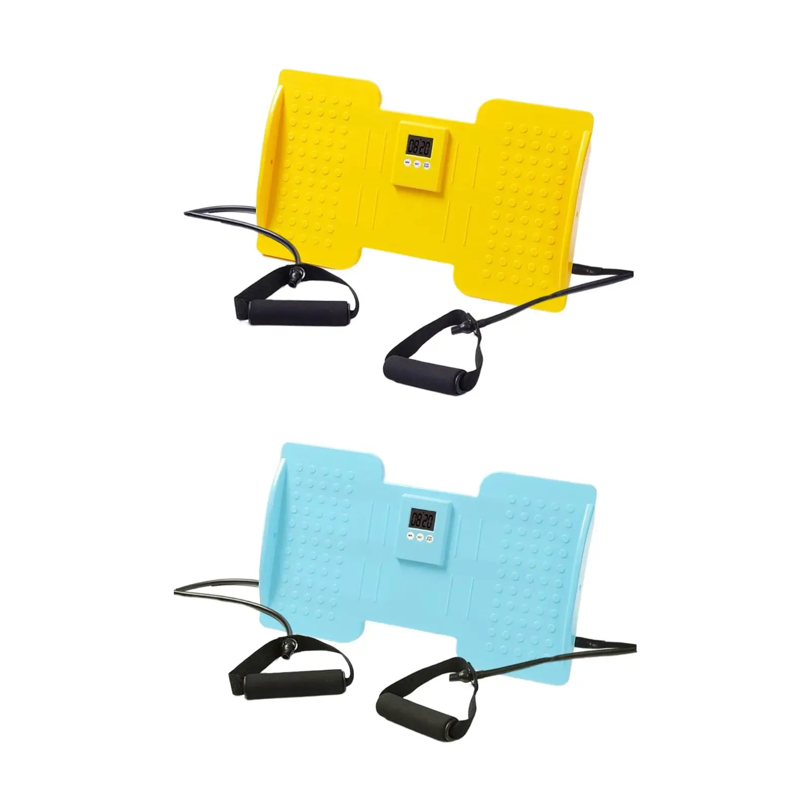 

Шаговый мини-тренажер с эспандерами, портативный домашний шаговый тренажер для фитнеса, шаговый тренажер для всего тела, домашний тренажер