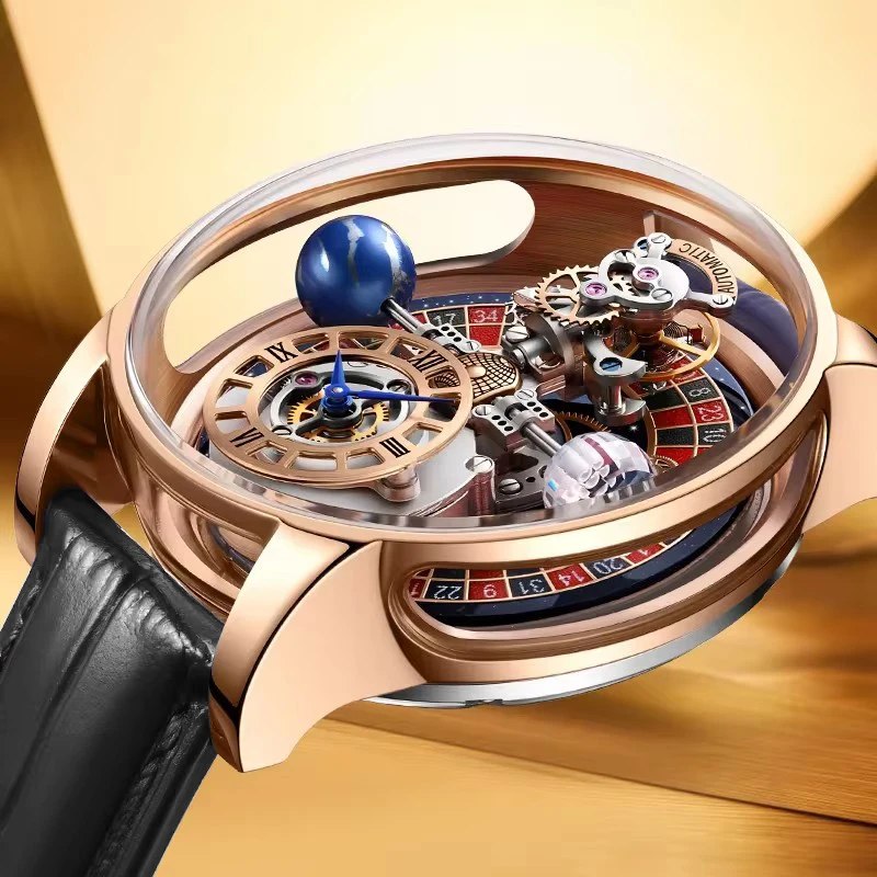 Часы мужские кварцевые швейцарские с русской рулеткой