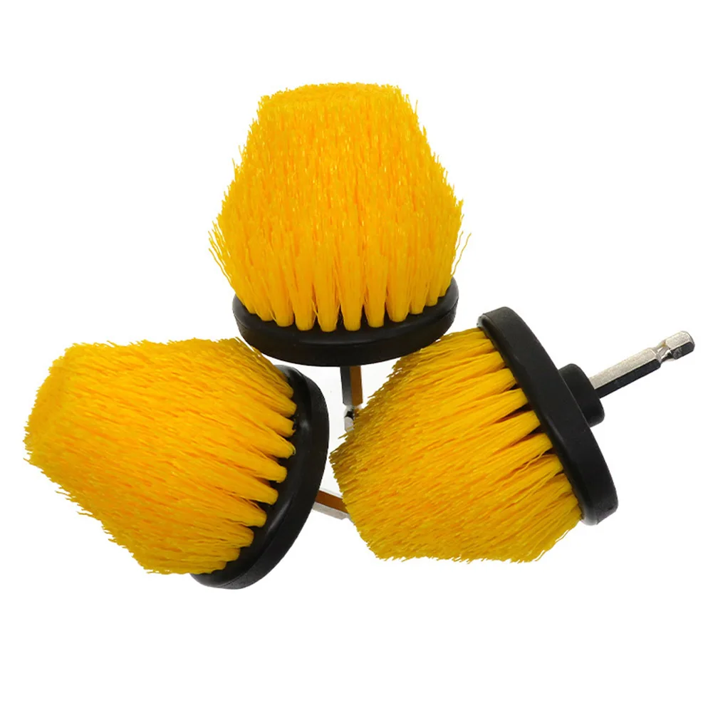 

1pcs Brand New Home Drill Brush Cleaning Tool Bathtub Brush Cleaner Cone Electric Drill Brush Floor Tile Nylon 2.5Inch