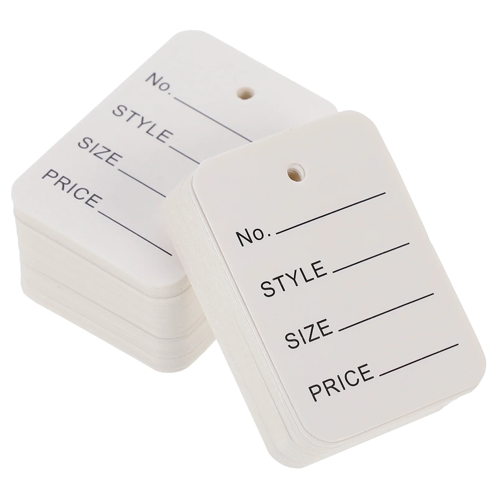 

1000pcs Goods Hanging Price Tag Clothing Price Tags Commodity Price Display Tags