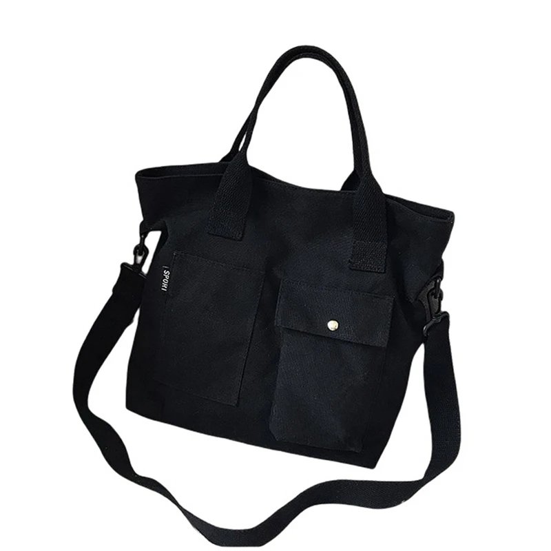 

Casual Shoulder Bag Women Messenger Bag Large Capacity Canvas Handbag