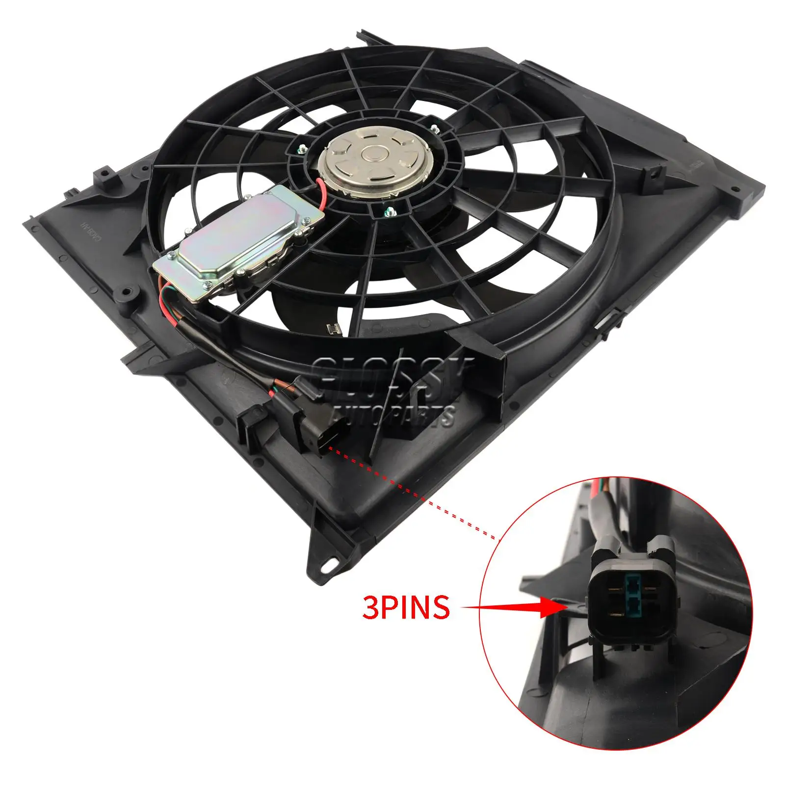 

AP03 A/C Condenser Fan Motor for BMW E46 325xi 320i 325i 330Ci 325Ci 323i E46 99 17117510617 17117561757 17117516813