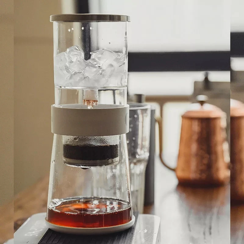 

Ice Drip Coffee Pot Coffee Maker Filter Glass Percolators Espresso Kitchen Barista Dripper Pot Ice Cold Brew Pots Brewer