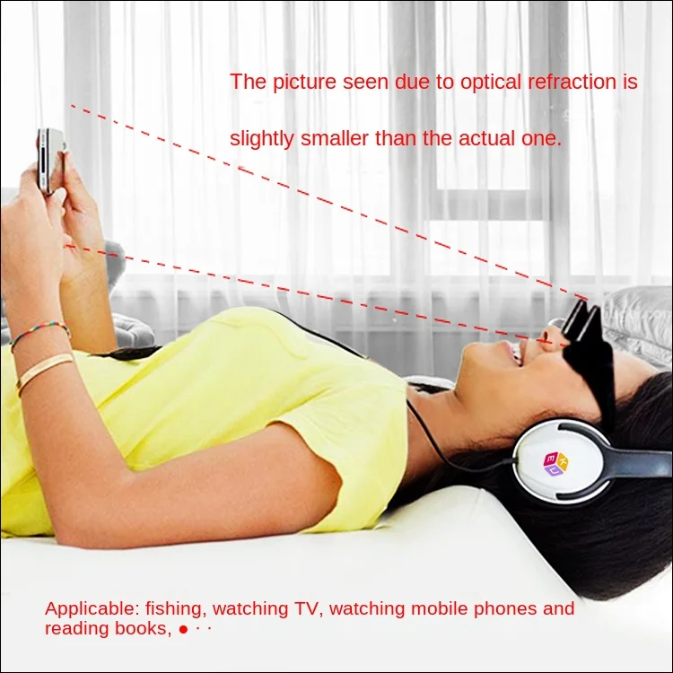 Очки Горизонтальный Рефрактор Рыбалка Открытый Пляжное Зеркало Телескоп