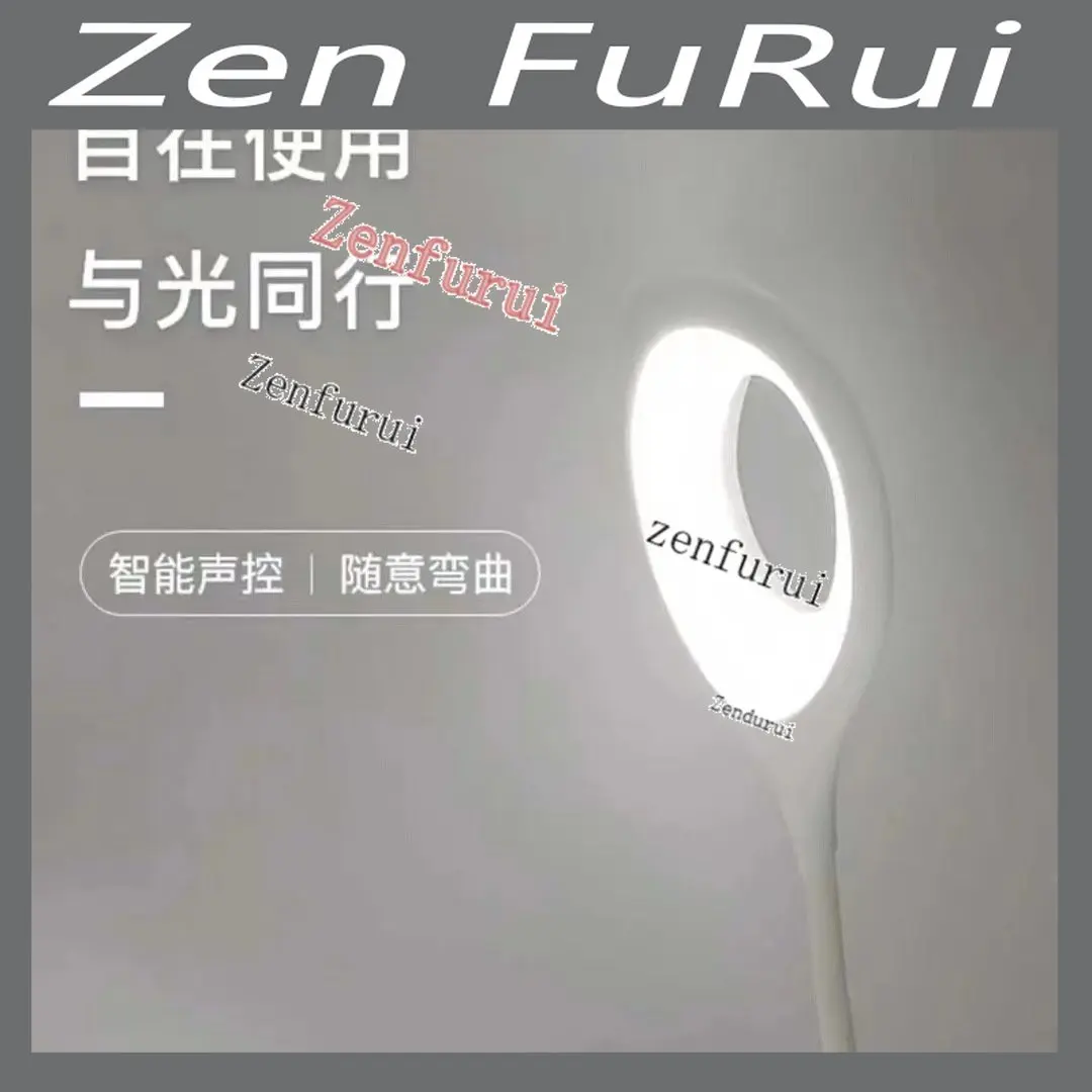 

New Smart English Voice Control Small Night Lamp USB Socket Integrated Bedside Led Voice-Controlled Desk Lamp in Stock