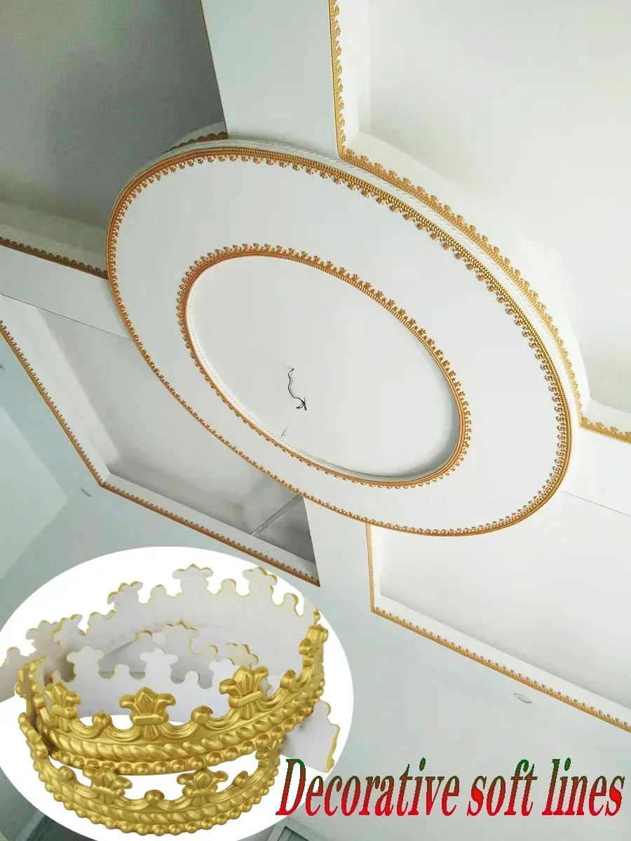 1 м ПВХ декоративная мягкая линия самоклеящаяся дверная рама бумажная кромка