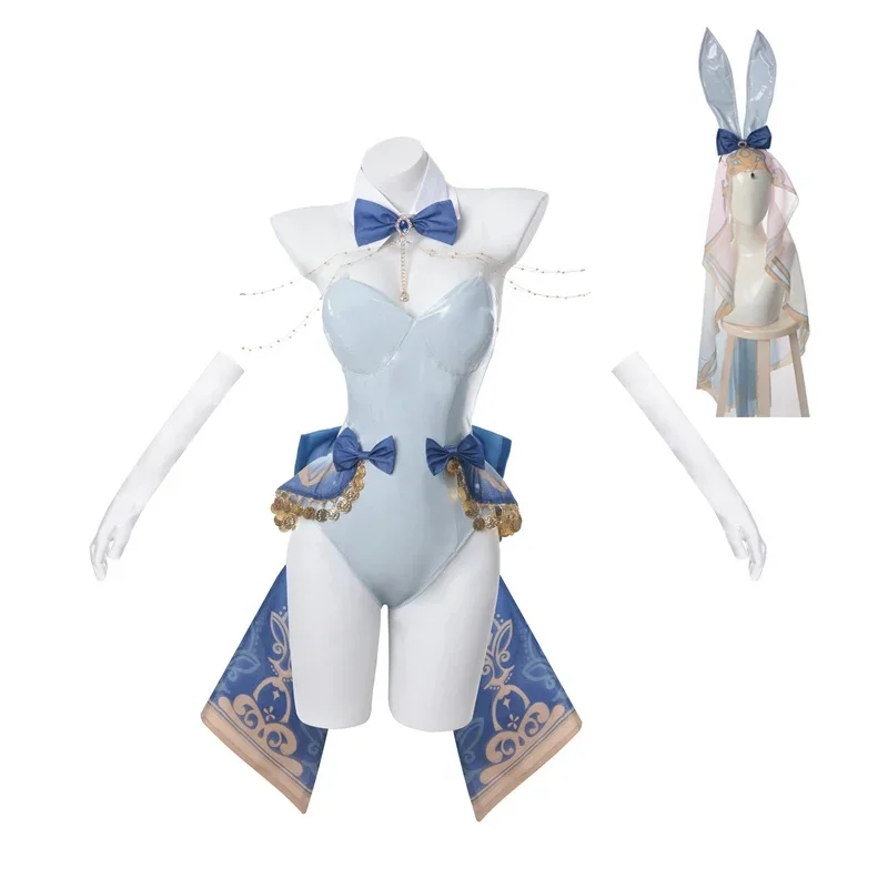 Bunny Girl Nilou Cosplay Costume Genshin Impact Original Sexy Women Jumpsuit Style A and B