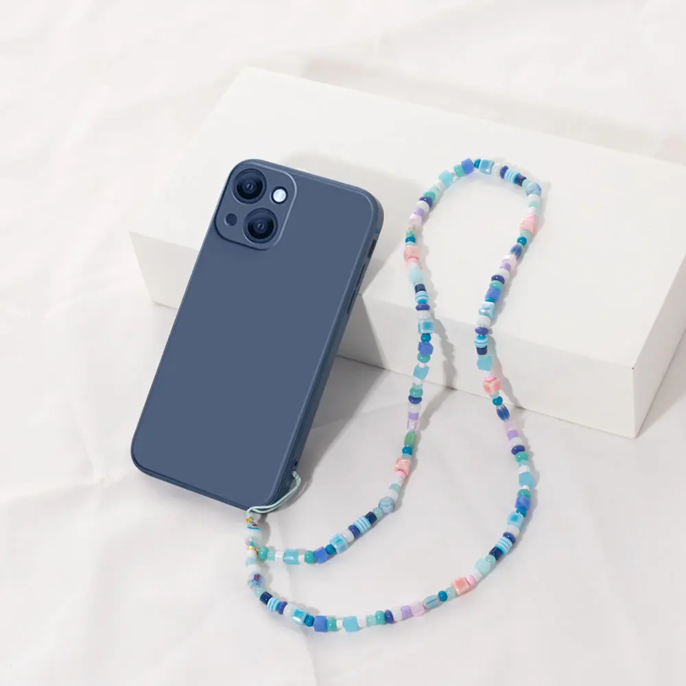 

Bohemian Women's Novelty Acrylic Watchband for Mobile Phone, Anti Damage Thread Luxury Stone Mobile Phone Case, Anti Loss