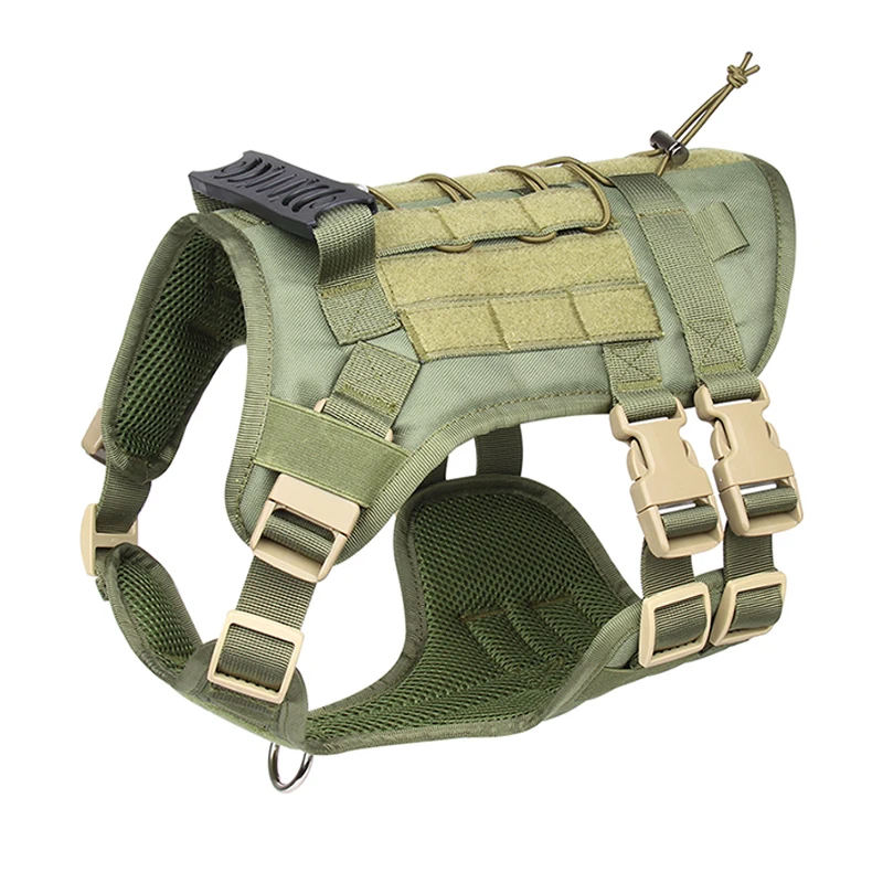 

Tactical Dog Harness No Pull Adjustable Pet Harness Reflective K9 Working Training Easy Control Pet Vest Military Service