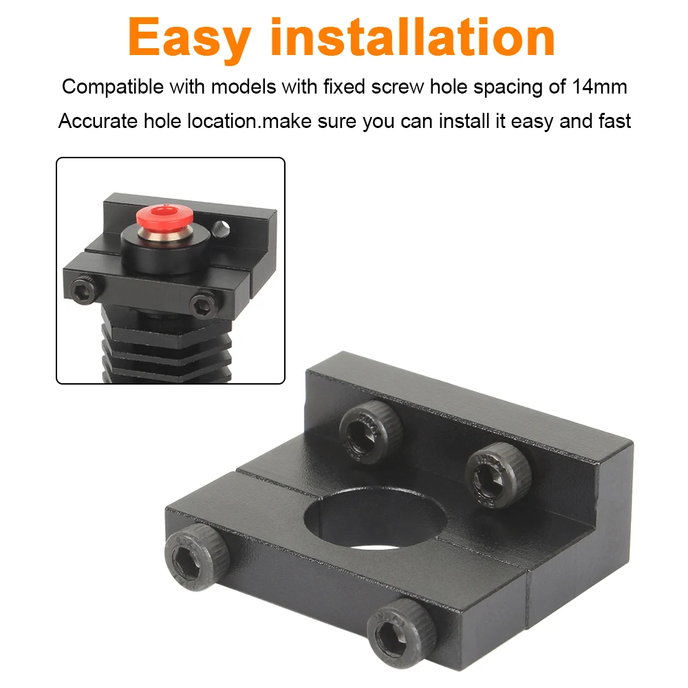 Фиксированный блок V6 Hotend Кронштейн Volcano для аксессуаров 3D-принтеров Ender3 CR10