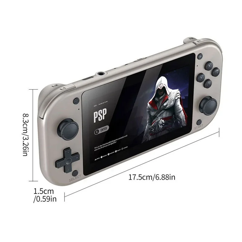 Портативная игровая консоль M17 4 3-дюймовый аркадный рокер 4-ядерный игровой