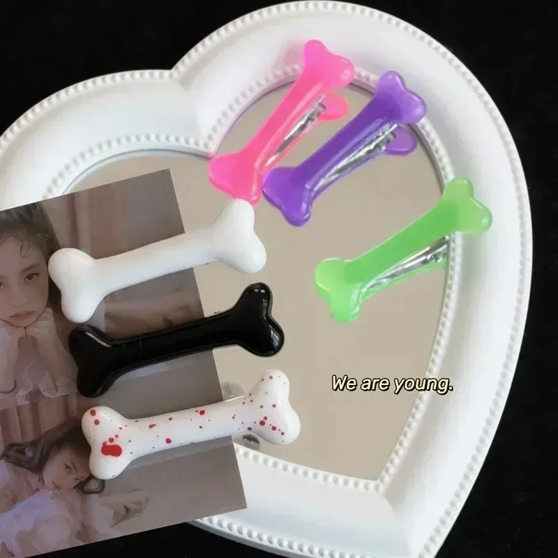 Новые женские заколки для волос с дизайном собачьей кости модные креативные